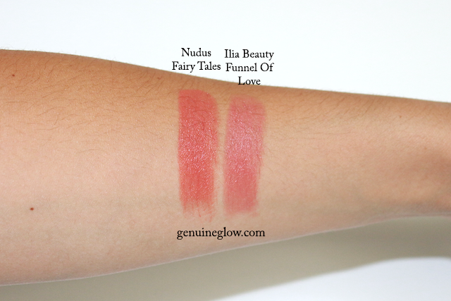 Nudus Fairy Tales Ilia Beauty Funnel Of Love Swatches Review