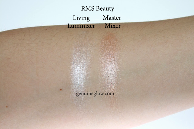 RMS Beauty Living Luminizer Master Mixer Review Swatches